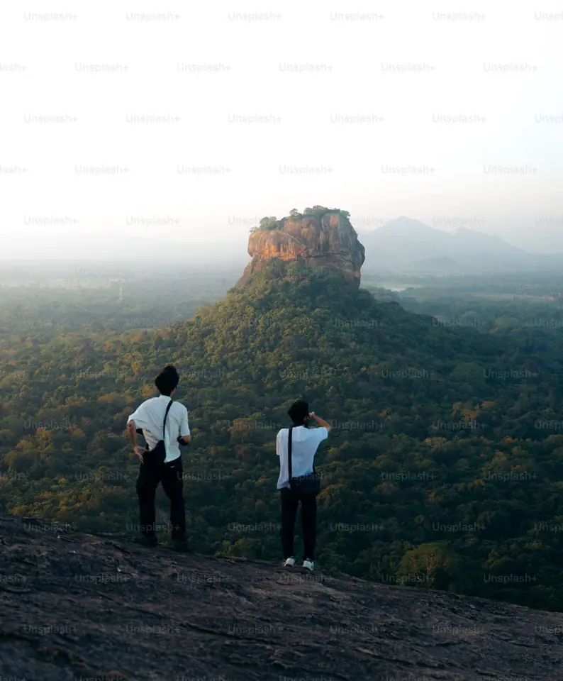 Looking across to Sigiriya, Sri Lanka