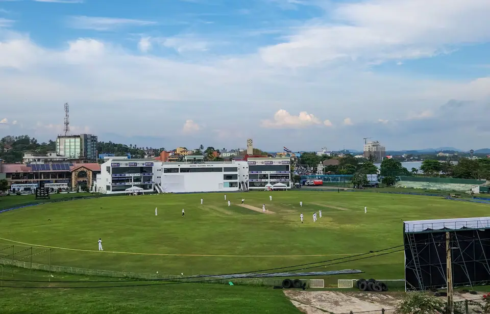 Galle cricket ground beside the fort, Sri Lanka